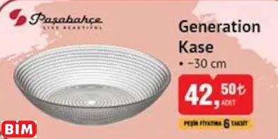 PAŞABAHÇE LİVE BEAUTİFUL GENERATİON KASE
